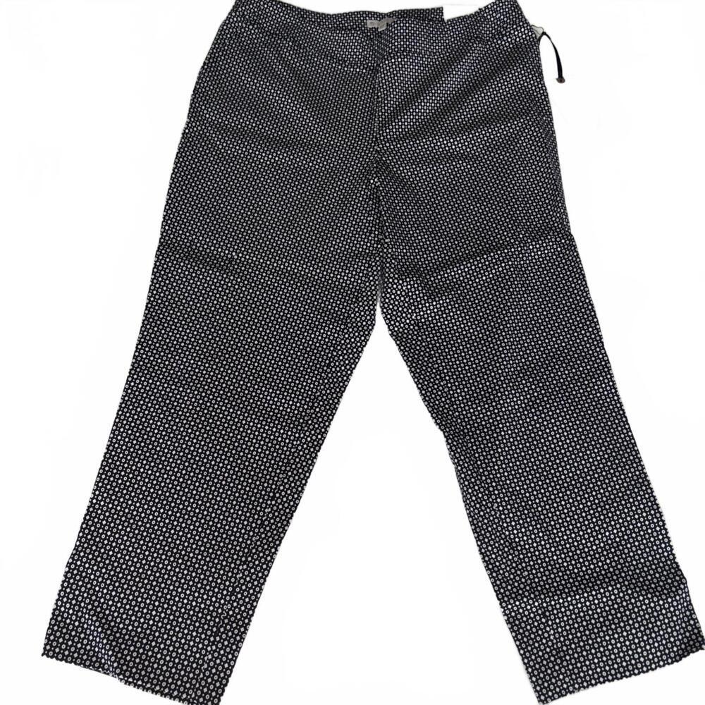 Lila Rose Womens Navy‎ Blue Cropped Capri Pull On Pants Size 16 w